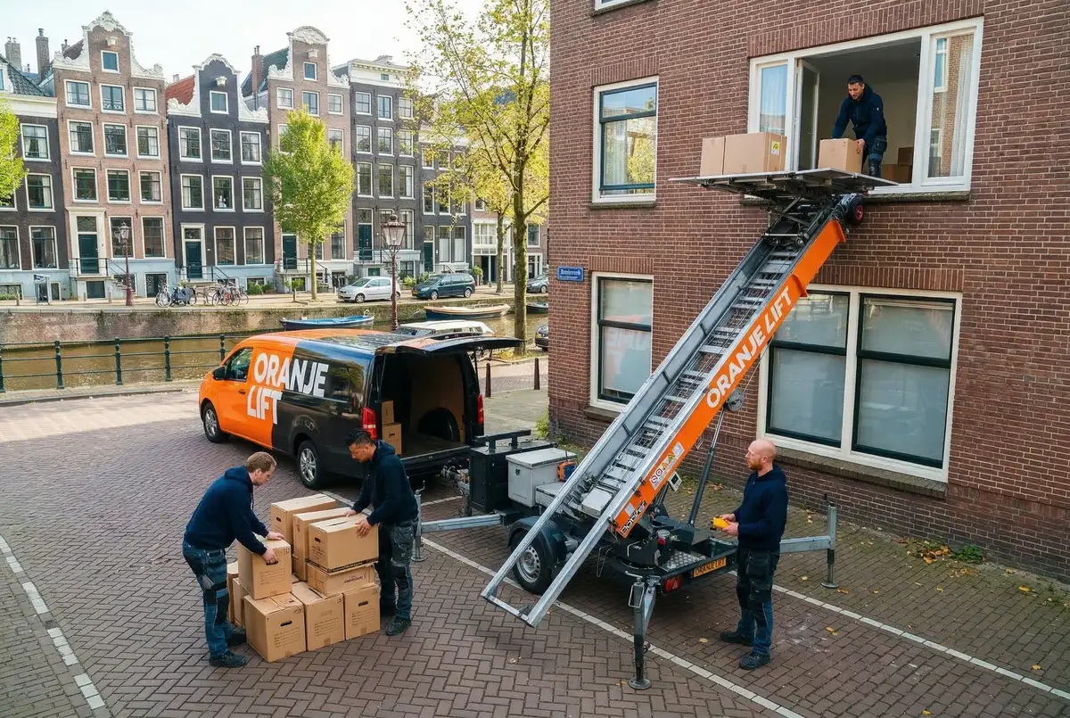 Verhuislift bij appartement Deventer